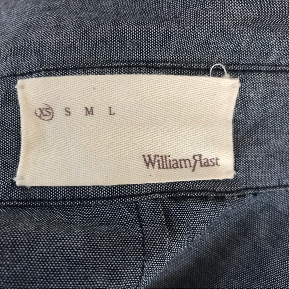 WILLIAM RAST Gray Snap Button Shirt, Size XS - Picture 12 of 14